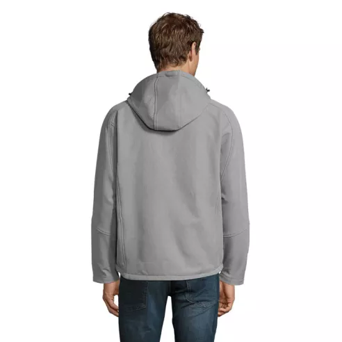 REPLAY MEN HOODED SOFTSHELL REPLAY MEN