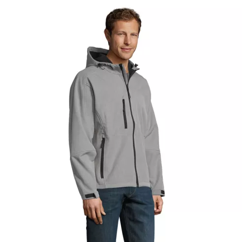 REPLAY MEN HOODED SOFTSHELL REPLAY MEN