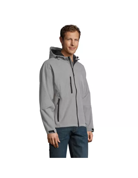 REPLAY MEN HOODED SOFTSHELL REPLAY MEN