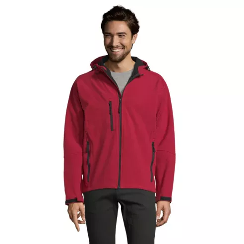 REPLAY MEN HOODED SOFTSHELL REPLAY MEN