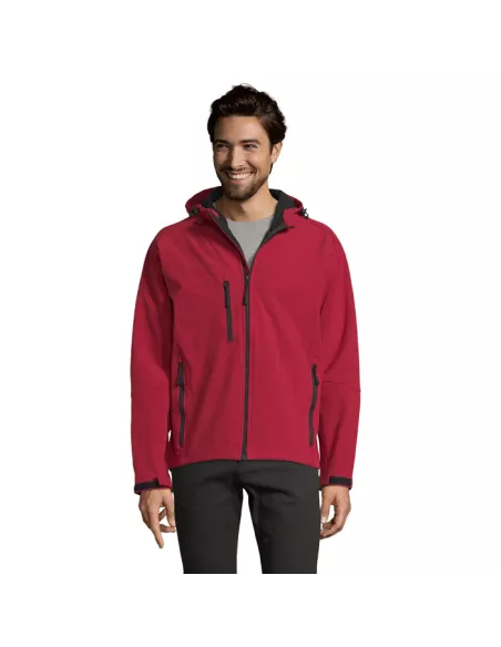 REPLAY MEN HOODED SOFTSHELL REPLAY MEN