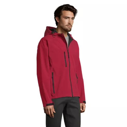REPLAY MEN HOODED SOFTSHELL REPLAY MEN