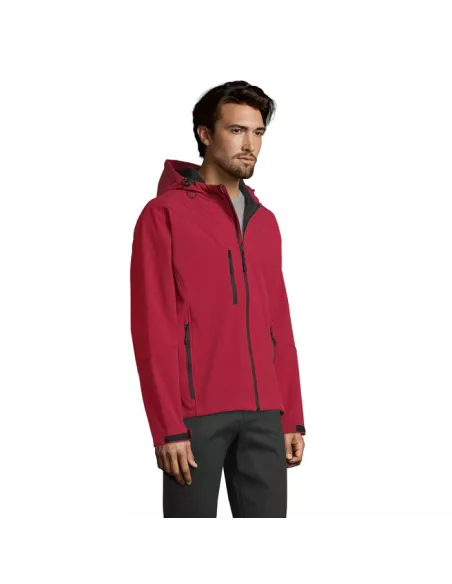 REPLAY MEN HOODED SOFTSHELL REPLAY MEN