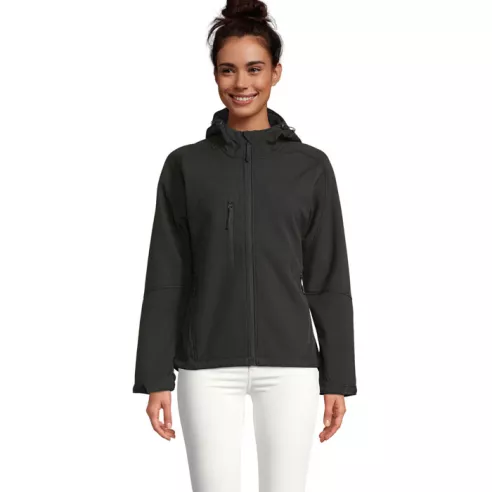 REPLAY WOMEN HOOD SOFTSHELL REPLAY WOMEN