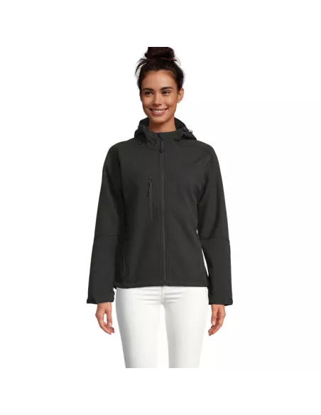 REPLAY WOMEN HOOD SOFTSHELL REPLAY WOMEN
