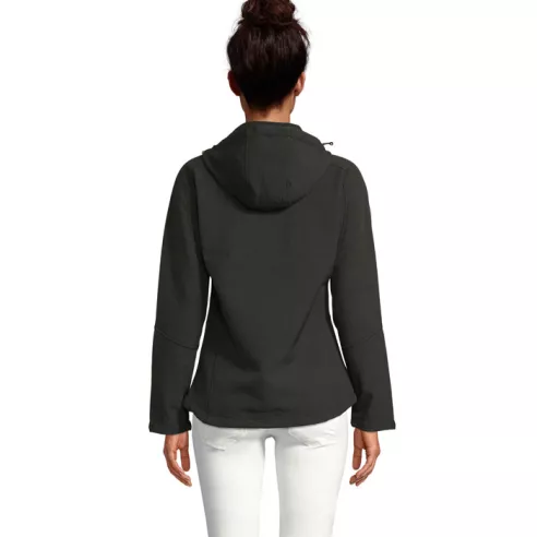 REPLAY WOMEN HOOD SOFTSHELL REPLAY WOMEN