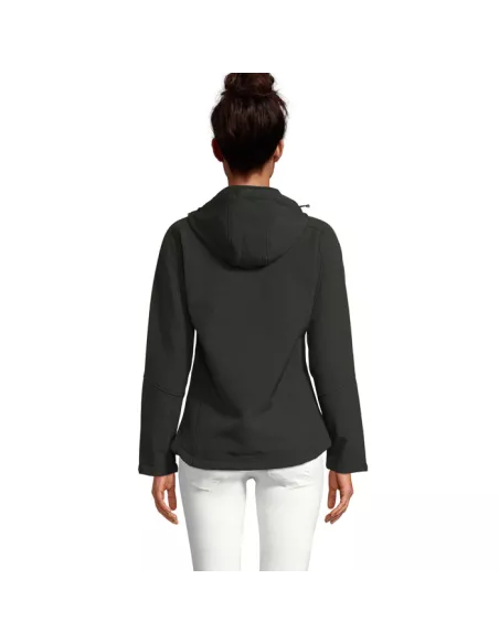 REPLAY WOMEN HOOD SOFTSHELL REPLAY WOMEN