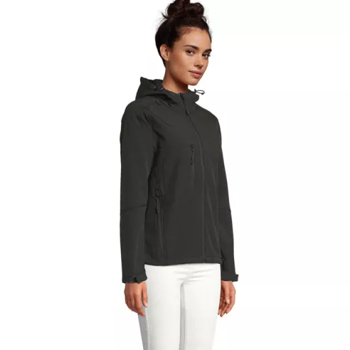 REPLAY WOMEN HOOD SOFTSHELL REPLAY WOMEN