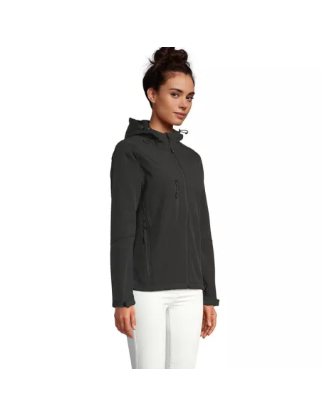 REPLAY WOMEN HOOD SOFTSHELL REPLAY WOMEN