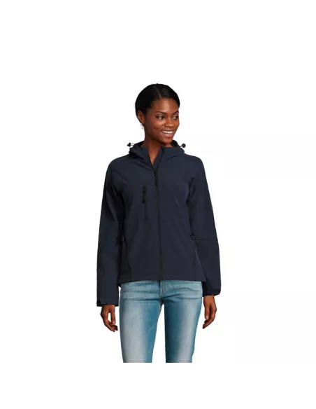 REPLAY WOMEN HOOD SOFTSHELL REPLAY WOMEN