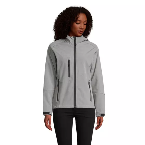 REPLAY WOMEN HOOD SOFTSHELL REPLAY WOMEN