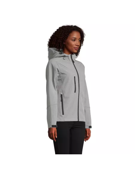 REPLAY WOMEN HOOD SOFTSHELL REPLAY WOMEN