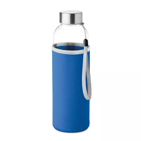 Botella Utah Glass personalizada 500 ml en cristal y neopreno