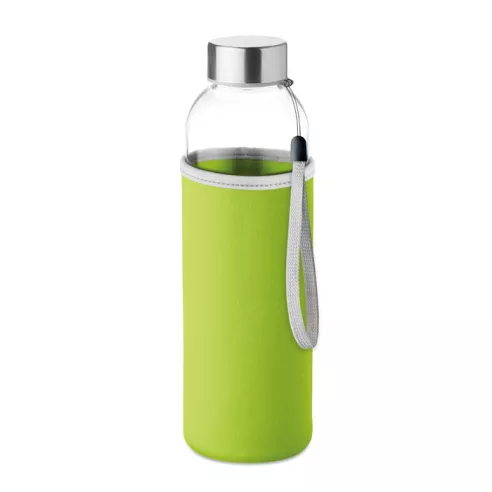 Botella Utah Glass personalizada 500 ml en cristal y neopreno