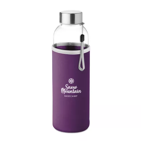 Utah Glass custom bottle 500 ml with sleeve and glass body