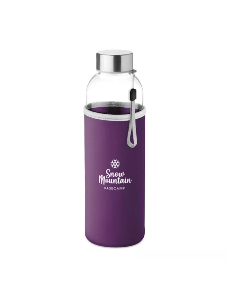 Utah Glass custom bottle 500 ml with sleeve and glass body