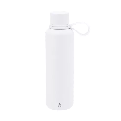 Custom thermal bottle Yomar in recycled stainless steel