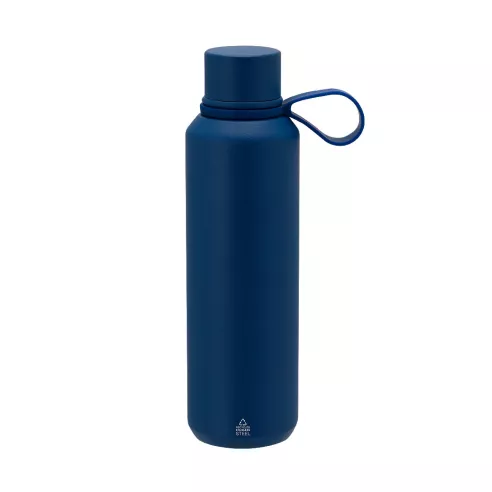 Custom thermal bottle Yomar in recycled stainless steel