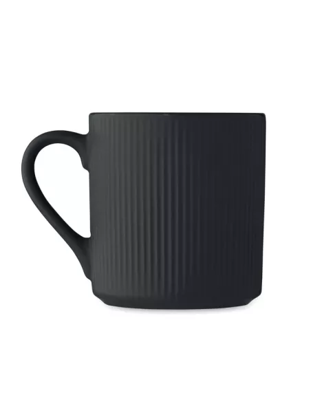 Ribbed ceramic mug mat 340 ml RIBMUG