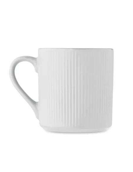 Ribbed ceramic mug mat 340 ml RIBMUG