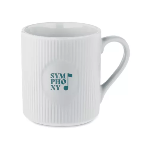 Ribbed ceramic mug mat 340 ml RIBMUG
