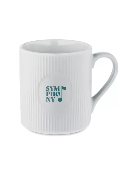 Ribbed ceramic mug mat 340 ml RIBMUG