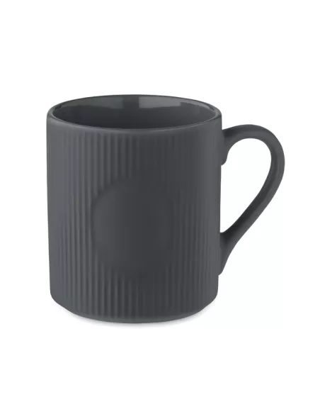 Ribbed ceramic mug mat 340 ml RIBMUG