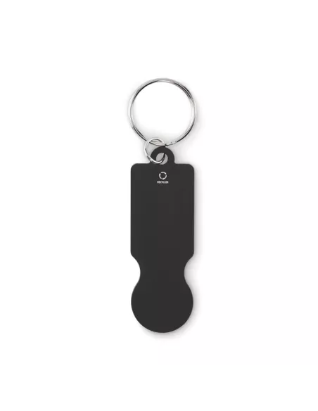 Key ring with trolley token TOKLEY