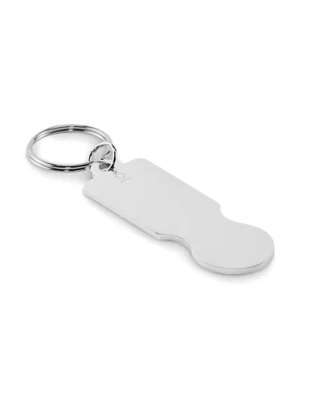 Key ring with trolley token TOKLEY