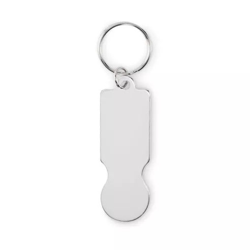 Key ring with trolley token TOKLEY