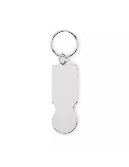 Key ring with trolley token TOKLEY