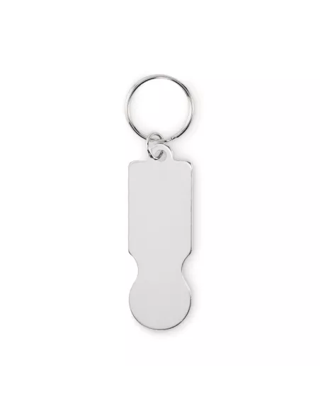 Key ring with trolley token TOKLEY