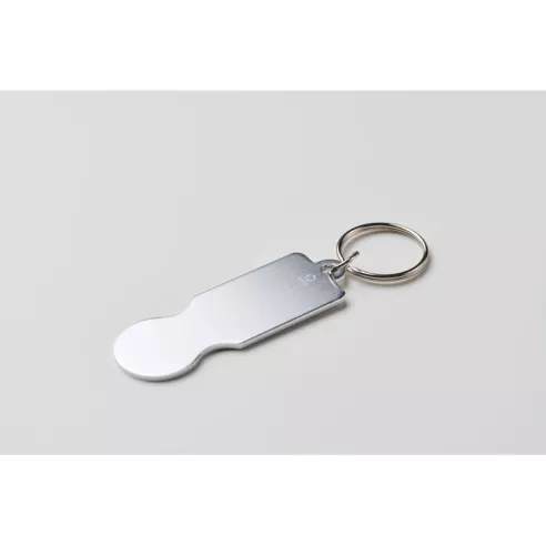 Key ring with trolley token TOKLEY