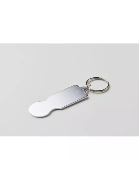Key ring with trolley token TOKLEY