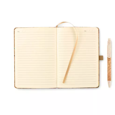A5 cork coloured notebook CORNOTA