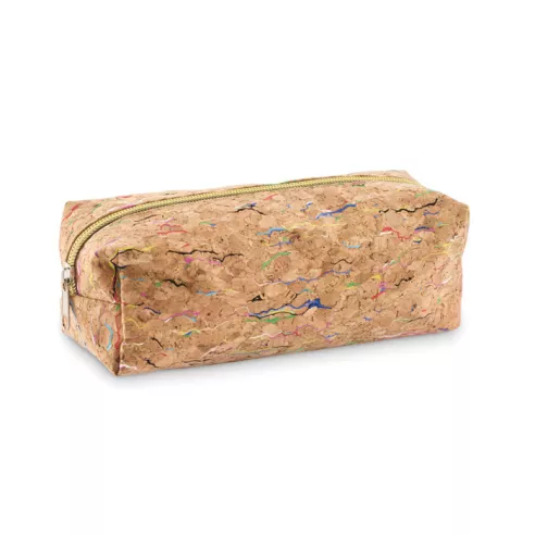 Coloured cork pencil case CORCHASO