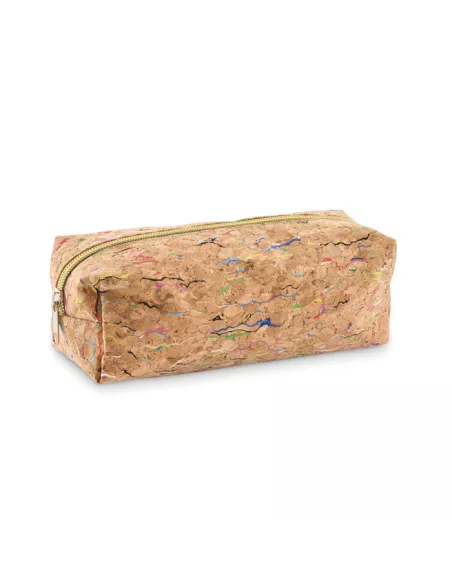 Coloured cork pencil case CORCHASO