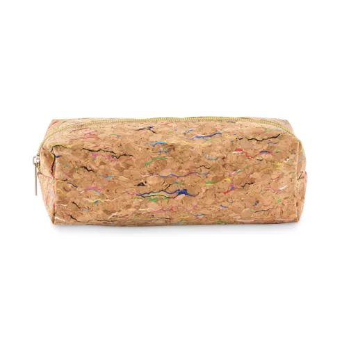 Coloured cork pencil case CORCHASO