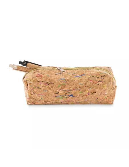 Coloured cork pencil case CORCHASO