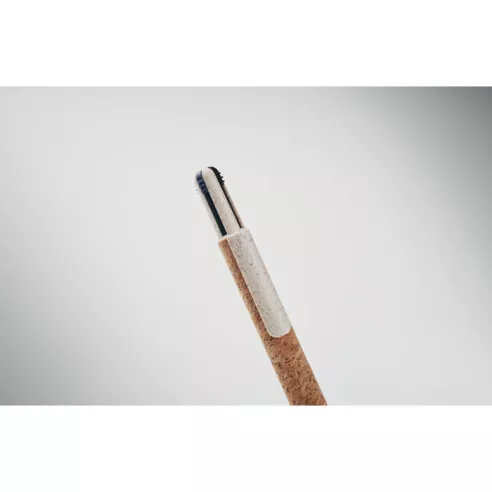 Cork 4-colour ink ball pen ARBOCHO