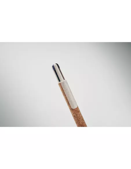 Cork 4-colour ink ball pen ARBOCHO