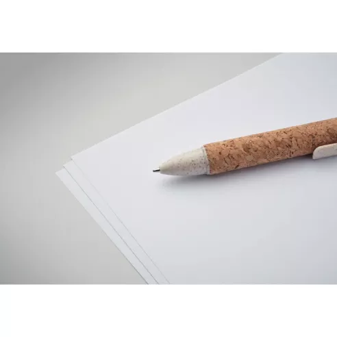 Cork 4-colour ink ball pen ARBOCHO
