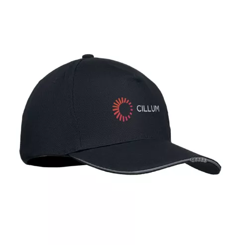 5 panel LED cotton cap 220gr/m² LUZCAP