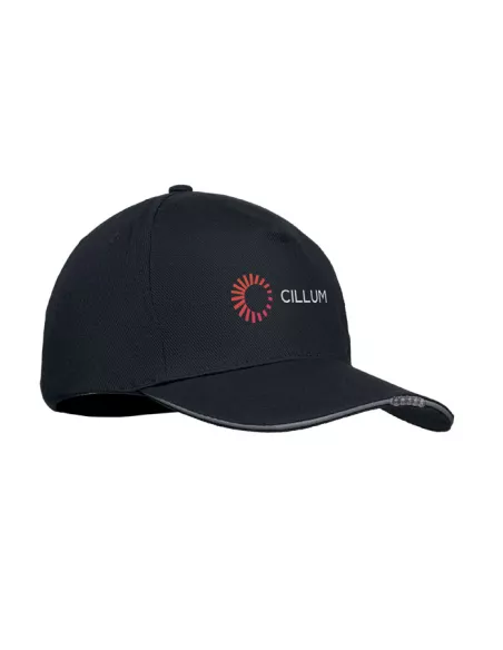 5 panel LED cotton cap 220gr/m² LUZCAP