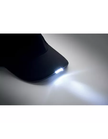5 panel LED cotton cap 220gr/m² LUZCAP