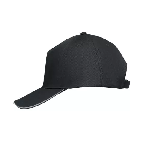 5 panel LED cotton cap 220gr/m² LUZCAP
