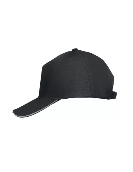 5 panel LED cotton cap 220gr/m² LUZCAP