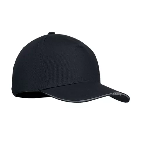 5 panel LED cotton cap 220gr/m² LUZCAP