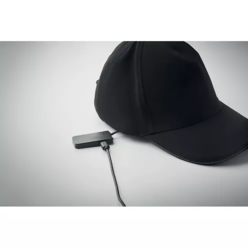 5 panel LED cotton cap 220gr/m² LUZCAP