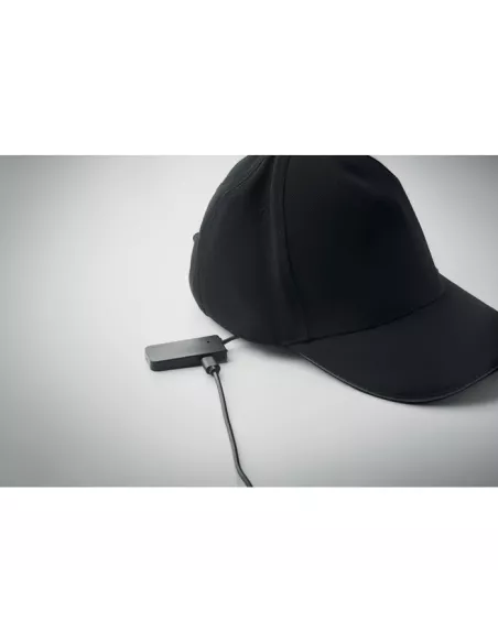 5 panel LED cotton cap 220gr/m² LUZCAP